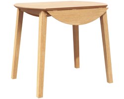 vidaXL Eettafel - Eettafels - Eetkamertafel - Keukentafel - Eettafel massief hout naturel rubber