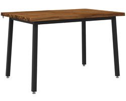 vidaXL - Eettafel - met - levendige - rand - 120 - x - 80 - x - 75 - cm