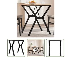 vidaXL - Eettafelpoten - Y-frame - 60x60x73 - cm - staal