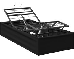 vidaXL - Elektrisch - Verstelbaar - Bed - Frame - Zwart - 200 - x - 70 - x - 33,5 cm - Staal