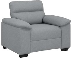 vidaXL - Fauteuil - 100x81x84 - cm - stof - lichtgrijs