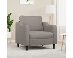 vidaXL Fauteuil 60 cm stof taupe