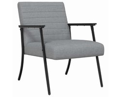 vidaXL - Fauteuil - Lichtgrijs - 59 - x - 75 - x - 78 - cm - Stof