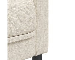 vidaXL - Fauteuil - linnen