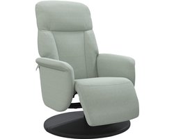 vidaXL - Fauteuil - met - voetensteun - verstelbaar - fluweel - lichtgrijs