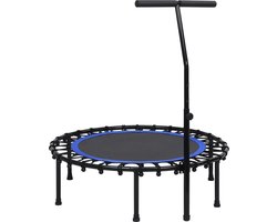 vidaXL Fitnesstrampoline met handgreep 102 cm