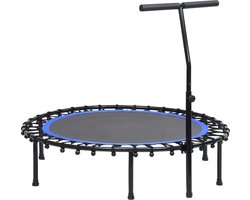 vidaXL Fitnesstrampoline met handgreep 122 cm