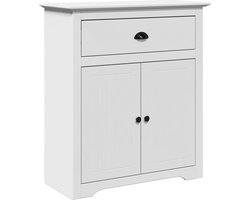 vidaXL - Gangkast - BODO - 80x35x90 - cm - wit