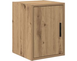 vidaXL - Garage - wandkast - bewerkt - hout - ambachtelijk - eiken