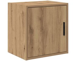 vidaXL - Garage - wandkast - bewerkt - hout - ambachtelijk - eiken