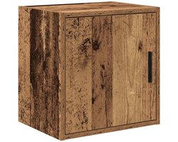vidaXL - Garage - wandkast - bewerkt - hout - oud - hout