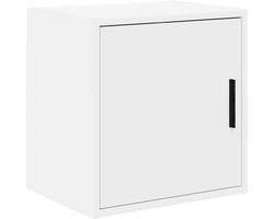 vidaXL - Garagewandkast - bewerkt - hout - wit