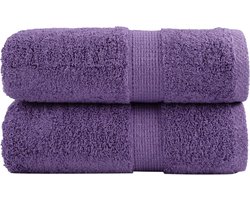 vidaXL - Gastendoekjes - SOLUND - 2 - st - 600 - g/m² - 30x50 - cm - paars