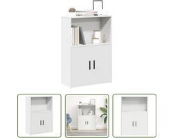 vidaXL Gereedschap - Dynamische Sleutel - Boekenkast 60x24x85 cm bewerkt hout wit - Draper Tools - Klikmechanisme - Torque Wrench