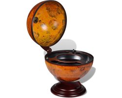 vidaXL - Globebar - tafelmodel - eucalyptushout