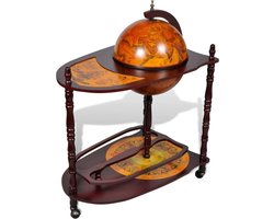 vidaXL - Globebar - vrijstaand - eucalyptushout