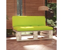 vidaXL Grenenhouten Bank - Tuinbank - Tuinmiddenbank pallet geïmpregneerd grenenhout - Lounge Set - Buitendecoratie - Patio Furniture
