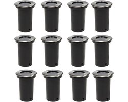 vidaXL Grondspots voor buiten 12 st rond