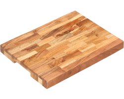 vidaXL - Hakblok - 40x30x4 - cm - massief - acaciahout