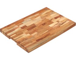 vidaXL - Hakblok - 60x40x4 - cm - massief - acaciahout