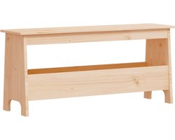 vidaXL - Halbank - 100x28x45 - cm - massief - grenenhout