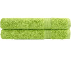 vidaXL - Handdoeken - SOLUND - 2 - st - 600 - g/m² - 100x200 - cm - appelgroen