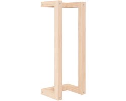 vidaXL - Handdoekenrek - 23x18x60 - cm - massief - grenenhout