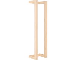 vidaXL - Handdoekenrek - 23x18x90 - cm - massief - grenenhout