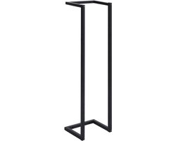vidaXL - Handdoekenrek - 25x20x95 - cm - ijzer - zwart