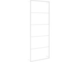 vidaXL - Handdoekenrek - Wit - 45x10x115 - cm - Staal