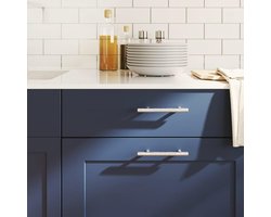 vidaXL Handvatten 20 st 96 mm roestvrij staal zilverkleurig, handgreep voor kast, deurgreep, meubelgreep, handgreep, hand vat, deur handgreep