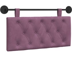 vidaXL - Hangend - hoofdbord - Paars - Fluweel