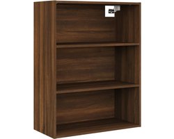 vidaXL - Hangkast - 69,5x32,5x90 - cm - bruin - eikenkleur