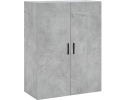 vidaXL - Hangkast - 69,5x34x90 - cm - betongrijs
