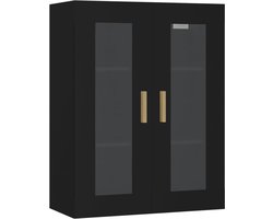 vidaXL - Hangkast - 69,5x34x90 - cm - zwart