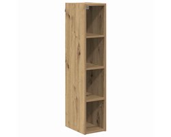 vidaXL - Hangkast - Artisan - Eiken - 20 - x - 29,5 - x - 100 - cm - Bewerkt - hout