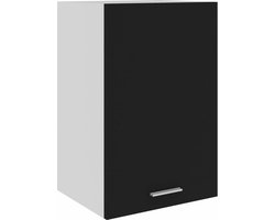 vidaXL - Hangkast - Lyon - 39,5x31x60 - cm - bewerkt - hout - zwart