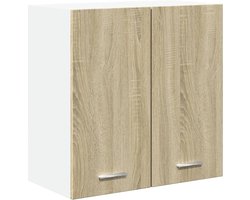 vidaXL - Hangkast - Lyon - 60x31x60 - cm - bewerkt - hout - sonoma - eikenkleurig