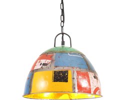 vidaXL Hanglamp industrieel vintage rond 25 W E27 31 cm meerkleurig