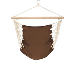 vidaXL - Hangstoel - opvouwbaar - bruin