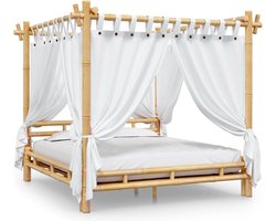 vidaXL - Hemelbed - 180x200 - cm - bamboe