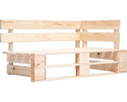 vidaXL Hoekbank - Tuinbank - Tuinhoekbank pallet hout - Grenenhout - Outdoor Furniture - Patio Set