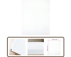 vidaXL Hoeslakens Jersey - 180x200 cm - 2 Stuks - Wit Hoeslaken - Jersey Hoeslaken - Katoenen Hoeslaken - Witte Hoeslaken - Slaapcomfort