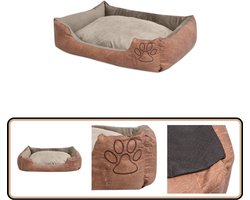vidaXL Hondenbed XL - Beige & Waterafstotend Hondenmand - Hondenbed - Puppy Mand - XXL Hondenmand - Hondenmatras