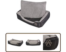 vidaXL Hondenbed XXL - Zwart - Comfortabel & Duurzaam Hondenmand Xxl - Hondenbed Zwart - Hondenmand Waterdicht - Hondenmand Groot - Hondenmand Binnen