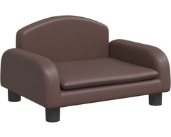 vidaXL - Hondenmand - 50x40x30 - cm - kunstleer - bruin