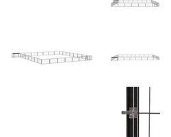 vidaXL Hondenren - Hondenrennen - Dierenren - Hondenkennel - Hondenkennel 32 panelen 100x50 cm gepoedercoat staal zwart