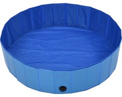 vidaXL - Hondenzwembad - inklapbaar - 120x30 - cm - PVC - blauw