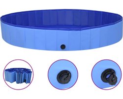 vidaXL - Hondenzwembad - inklapbaar - 200x30 - cm - PVC - blauw
