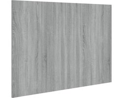 vidaXL - Hoofdbord - 120x1,5x80 - cm - bewerkt - hout - grijs - sonoma - eikenkleurig